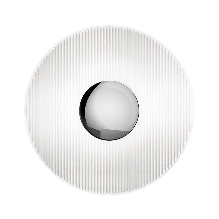 Polished Chrome 9" Dimmable LED Wall Sconce