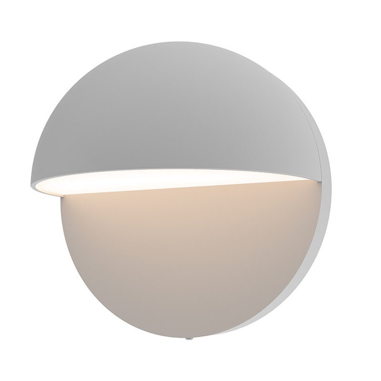 Textured Gray Aluminum LED Wall Sconce