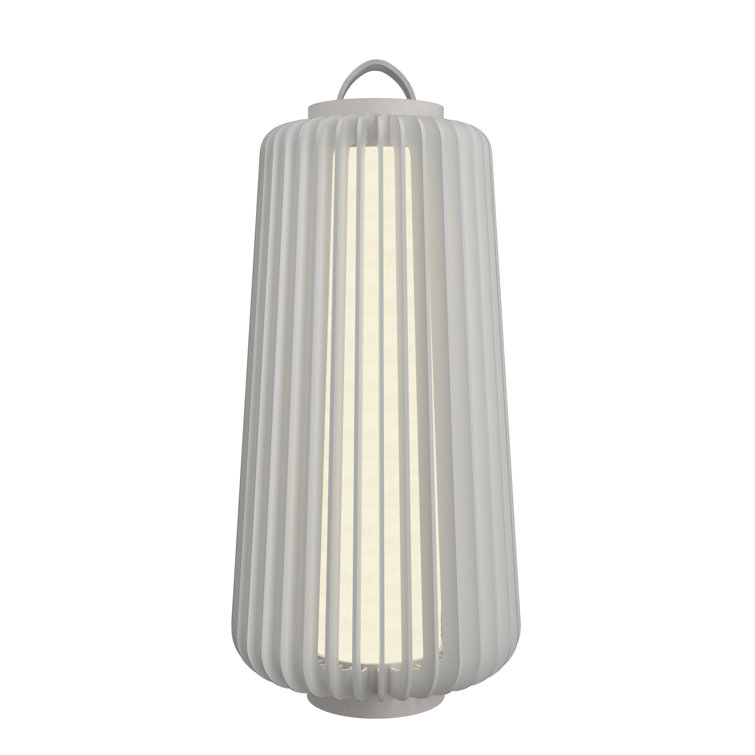 Imbuia Wood LED Table Lamp with Natural Veneer Finish
