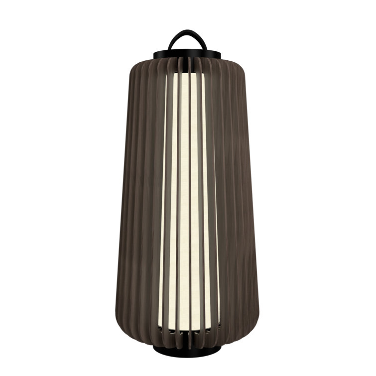 American Walnut 25.94" Contemporary Table Lamp