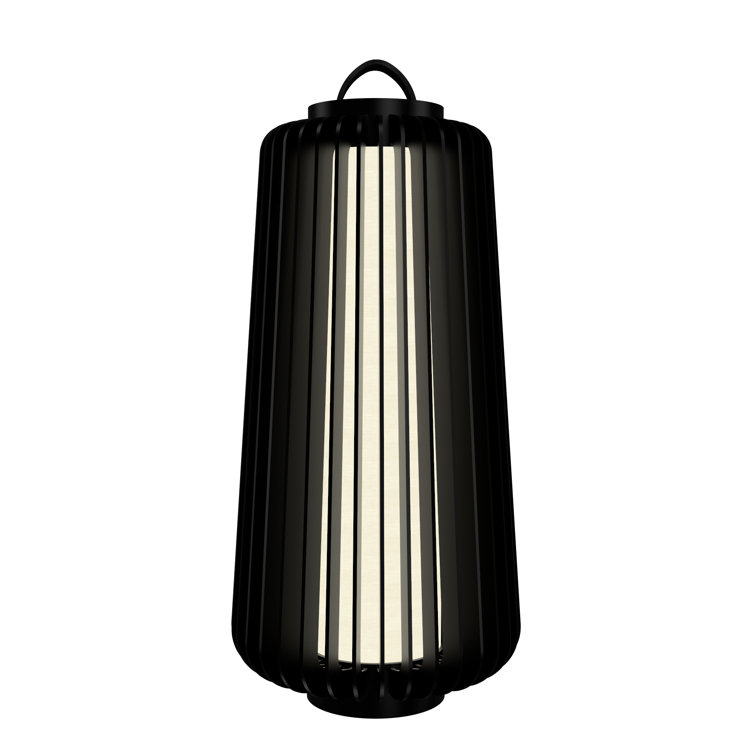 Imbuia Wood LED Table Lamp with Natural Veneer Finish