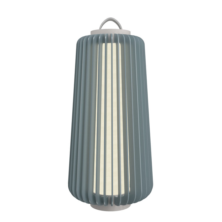 Imbuia Wood LED Table Lamp with Natural Veneer Finish
