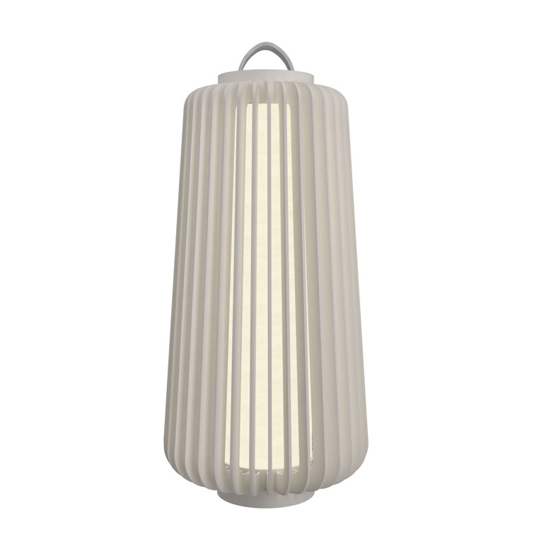 Imbuia Wood LED Table Lamp with Natural Veneer Finish