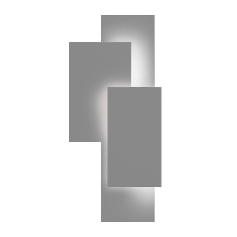 Textured Gray Modern Dimmable LED Wall Sconce