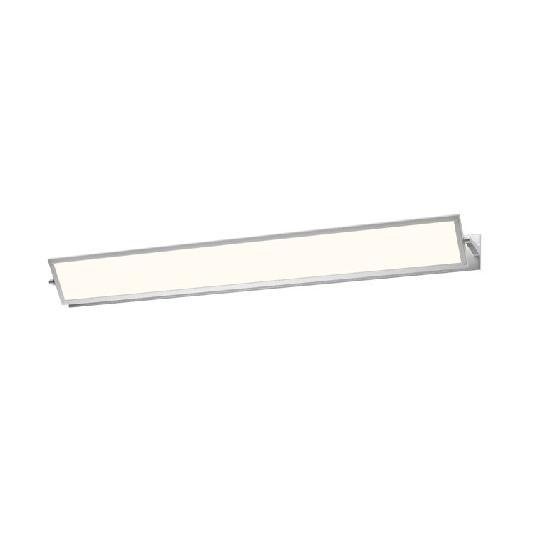 Nickel 36" Adjustable Dimmable LED Wall Sconce