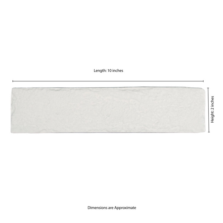 Capella Ivory Matte Porcelain Brick Wall and Floor Tile