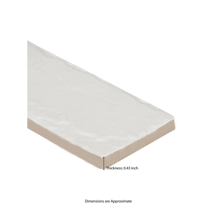 Capella Ivory Matte Porcelain Brick Wall and Floor Tile