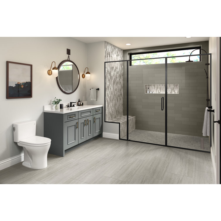 Taupe 4" x 16" Glossy Ceramic Subway Wall Tile