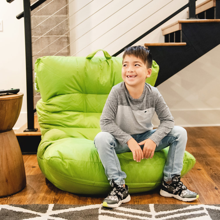 Spicy Lime Nylon Blend Bean Bag Lounger