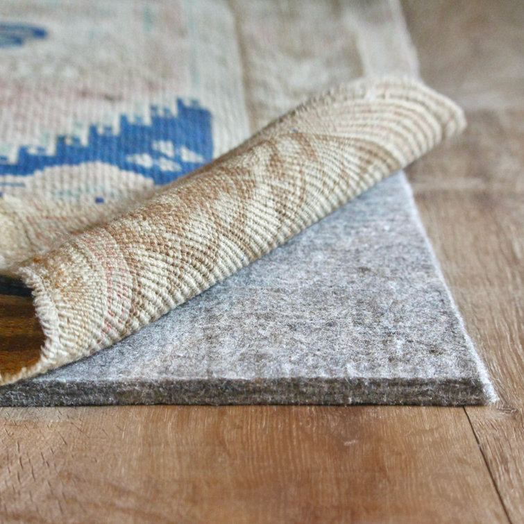 Eco-Plush 9' x 12' Gray Felt Rug Pad