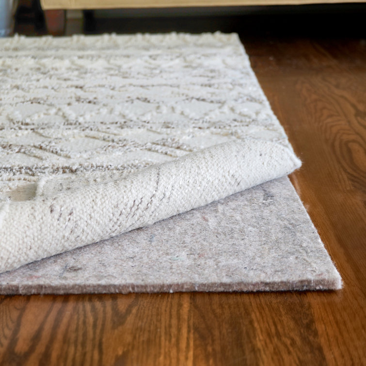 Eco-Plush 9' x 12' Gray Felt Rug Pad