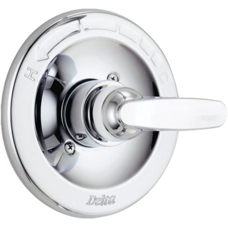 Chrome Wall-Mounted Single-Function Shower Trim Kit
