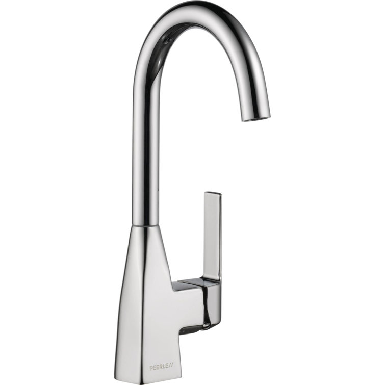 Xander Polished Chrome Dual-Handle Bar Faucet with 360 Swivel