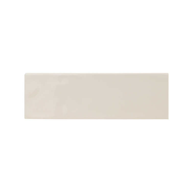 Urbano Crema Glossy 4'' x 12'' Ceramic Subway Wall Tile