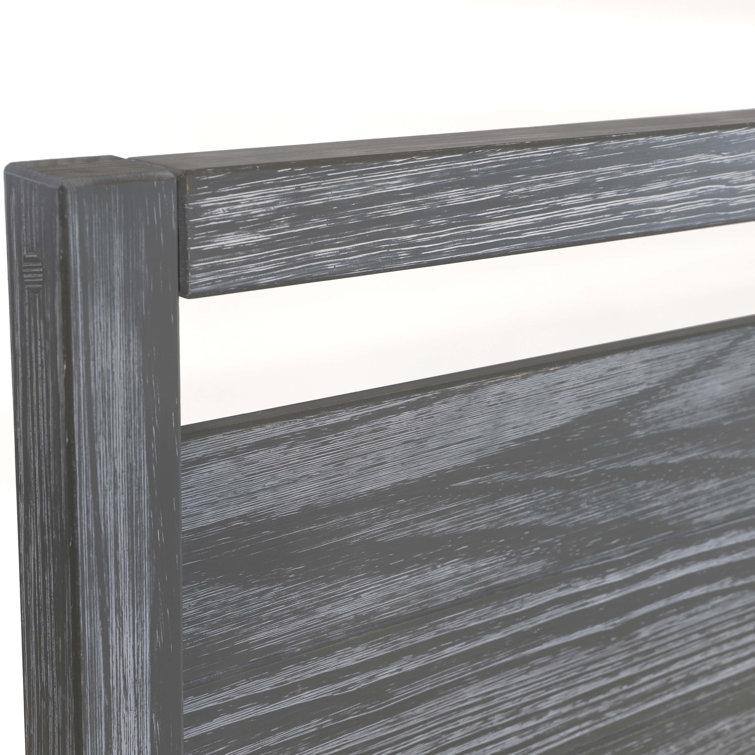 Loft Solid Wood Panel Bed