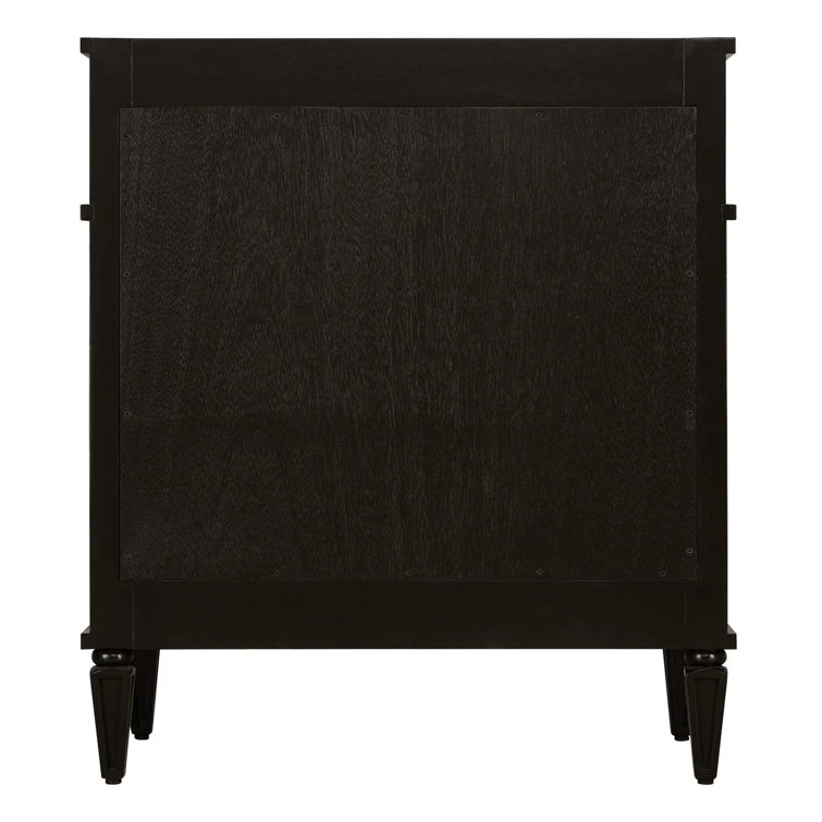 30" Charcoal Black Single Bathroom Vanity with Feathered White Quartz Top