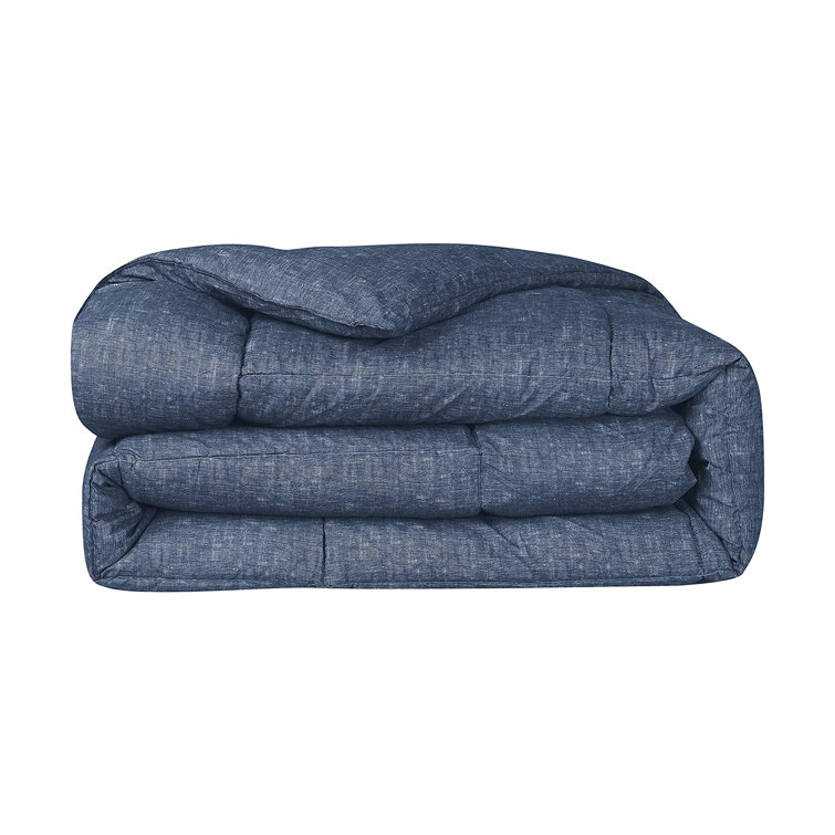 Full Dark Indigo Down Alternative Microfiber Comforter Set