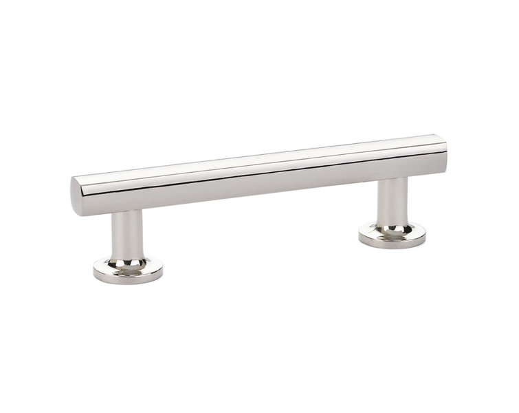 Polished Nickel 8" Bar Pull with Standard Mount