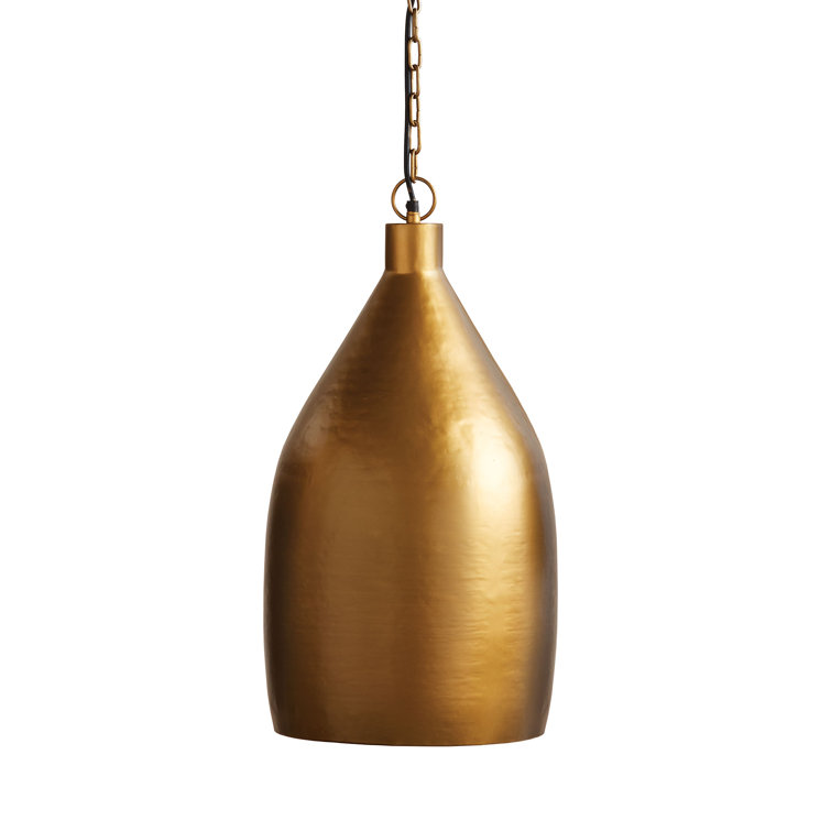 Antique Brass 25" Pendant Light