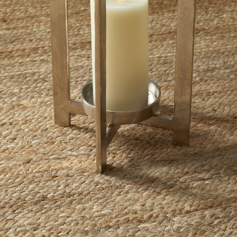 Gold Aluminum and Glass 30.5" Candle Lantern