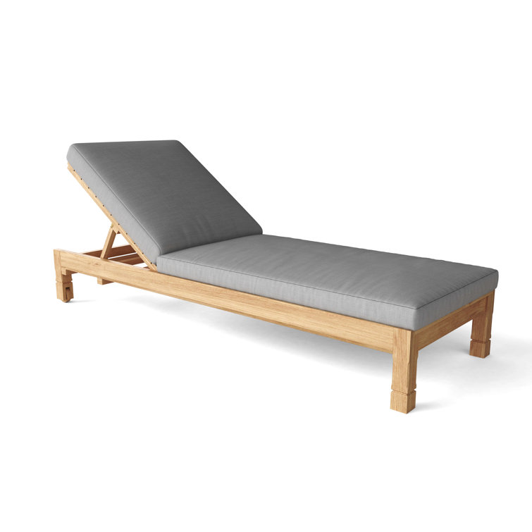 South Bay Glenmore Teak 3-Piece Outdoor Chaise Lounge Set
