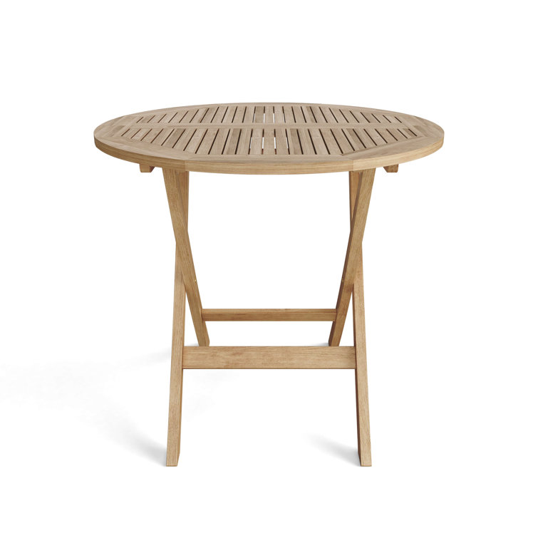Windsor 31" Round Teak Folding Bistro Table