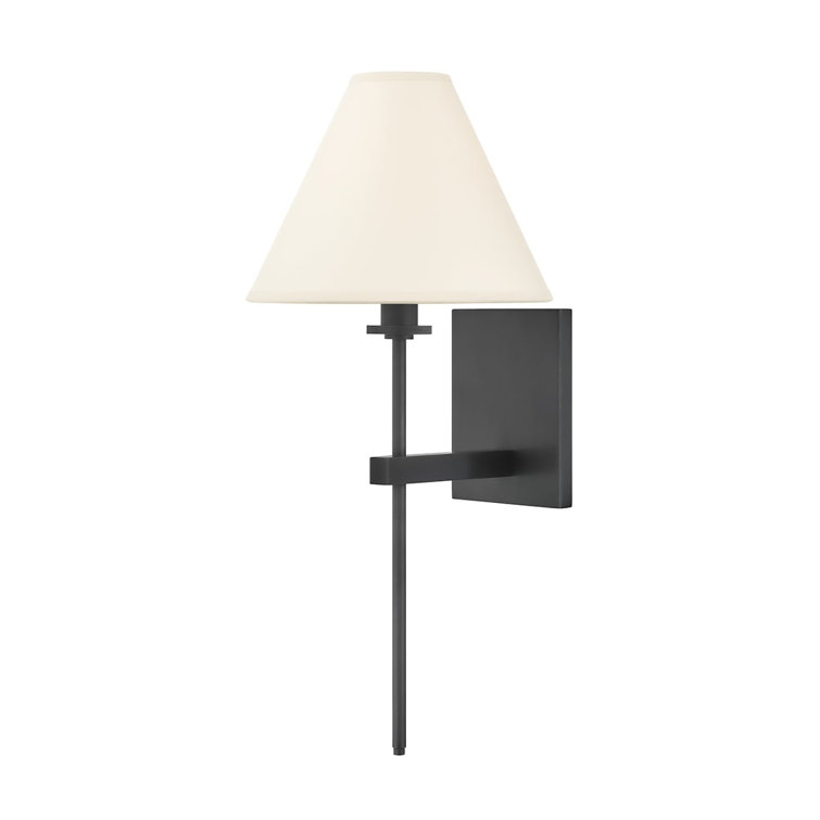 Graham Old Bronze Direct Wired & Plug-In 1-Light Dimmable Sconce
