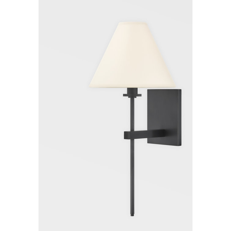 Graham Old Bronze Direct Wired & Plug-In 1-Light Dimmable Sconce