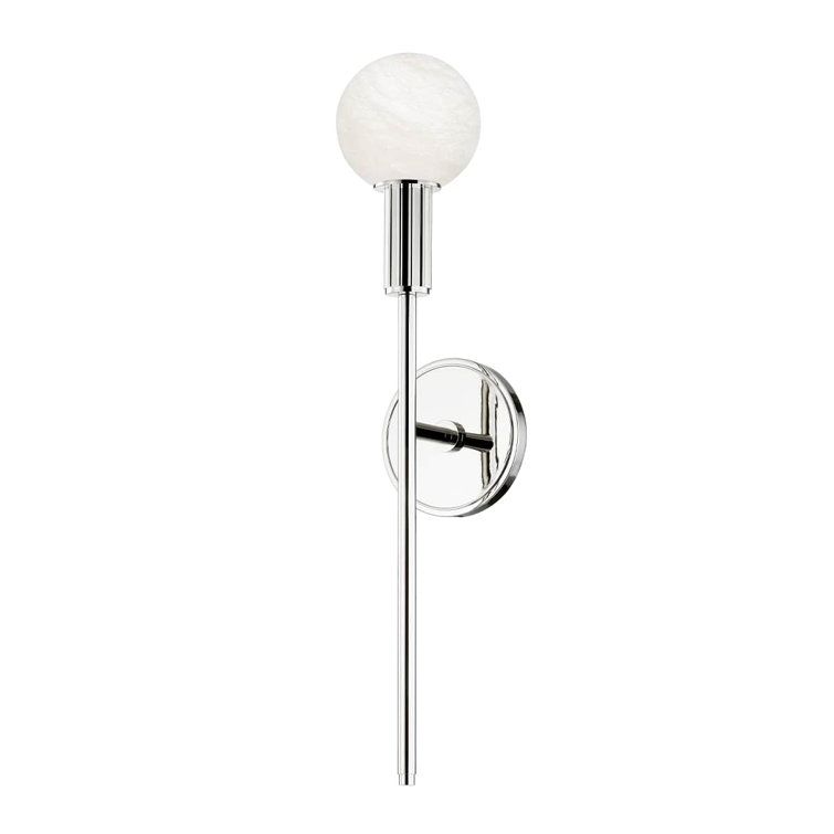 Murray Hill Polished Nickel 1-Light LED Wall Sconce
