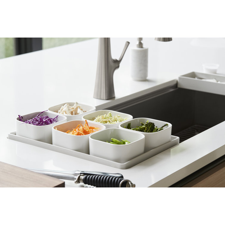 Stages 45-Inch Stainless Steel Undermount Workstation Sink