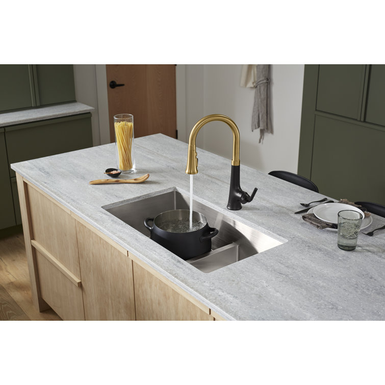 Strive 38" Stainless Steel Double Bowl Undermount Kitchen Sink
