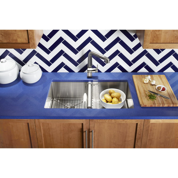 Strive 32" Stainless Steel Double Bowl Undermount Kitchen Sink