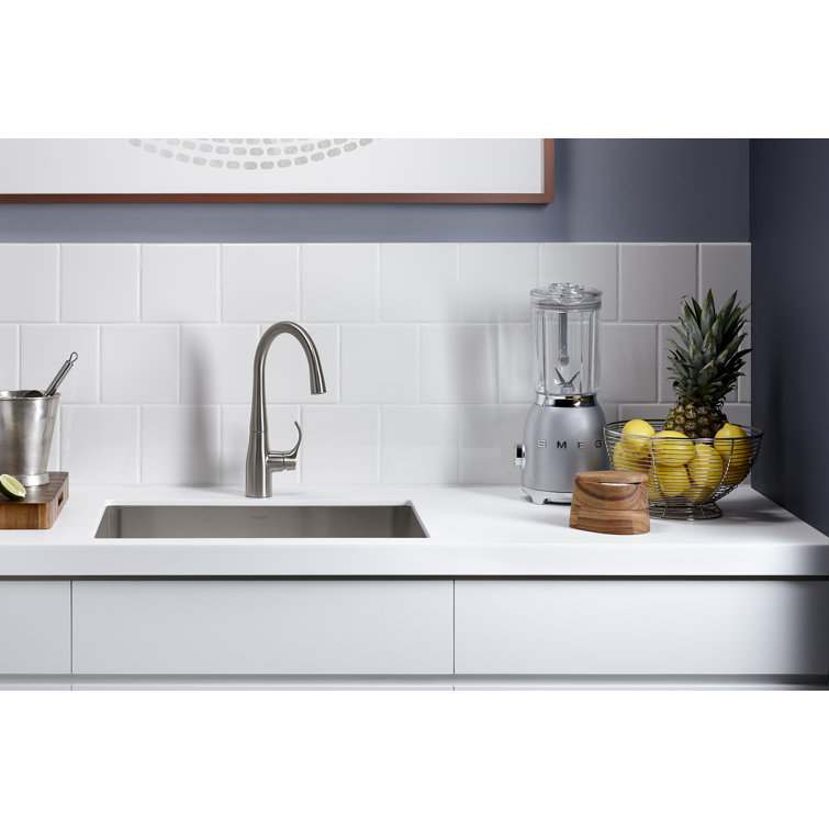 24" Stainless Steel Single Bowl Undermount Kitchen Sink