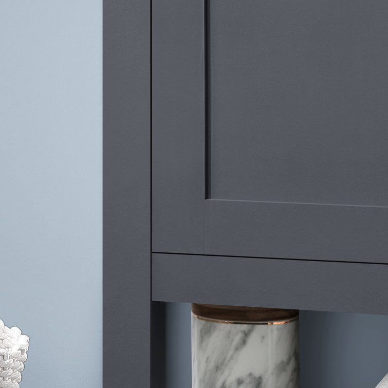 Vegas Dark Charcoal 36" Freestanding Bathroom Vanity with Sink