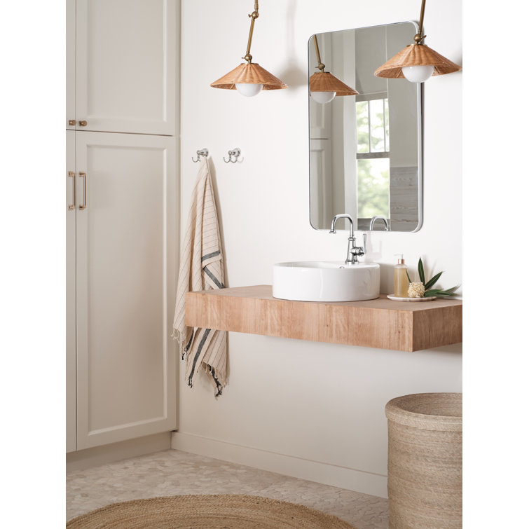 Colinet Chrome 9" Classic Single Hole Metal Bathroom Faucet