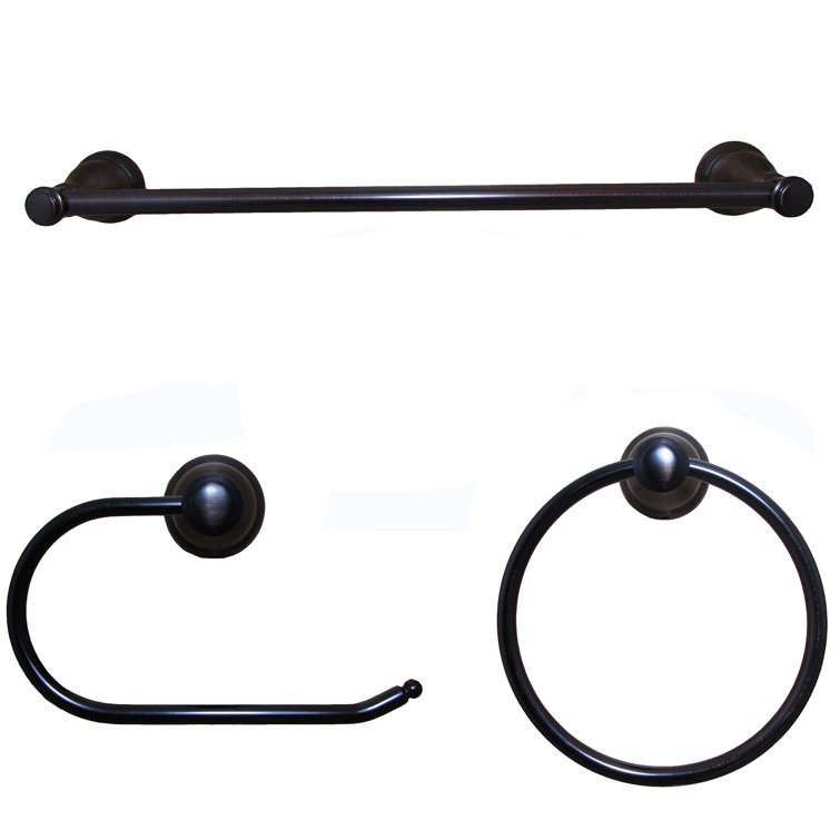 Castilla Oil Rubbed Bronze 3-Piece Bathroom Hardware Set