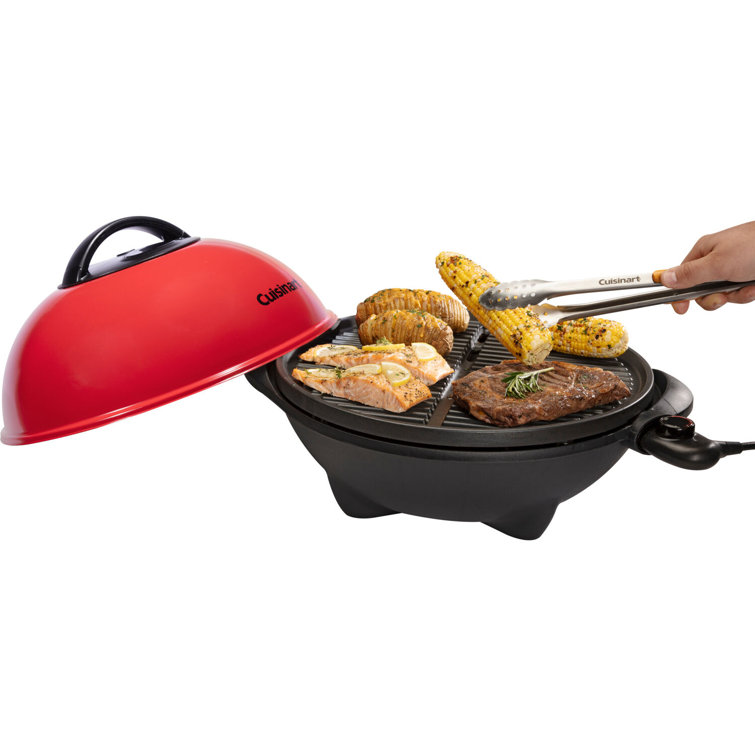 Cuisinart Red 2-in-1 Indoor/Outdoor Electric Grill