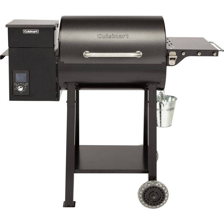 Cuisinart Black Steel 465 sq. in. Wood Pellet Grill and Smoker