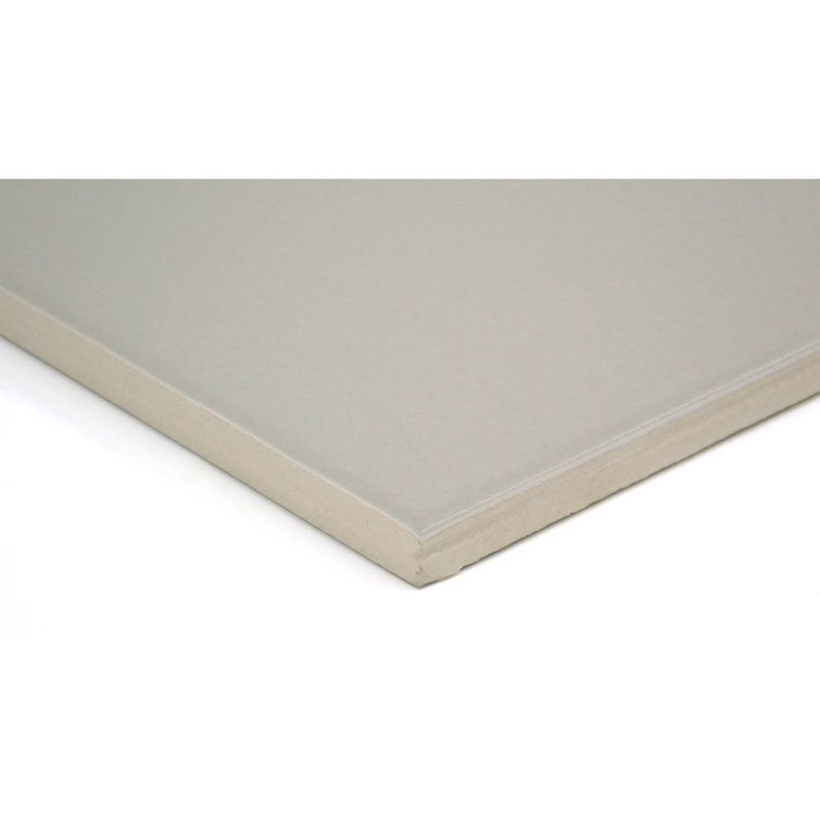 Catch 3" x 12" Matte Beige Ceramic Wall Tile