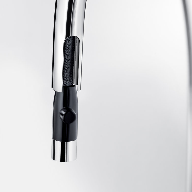 Classic Steel Pull-Down Spray Kitchen Faucet
