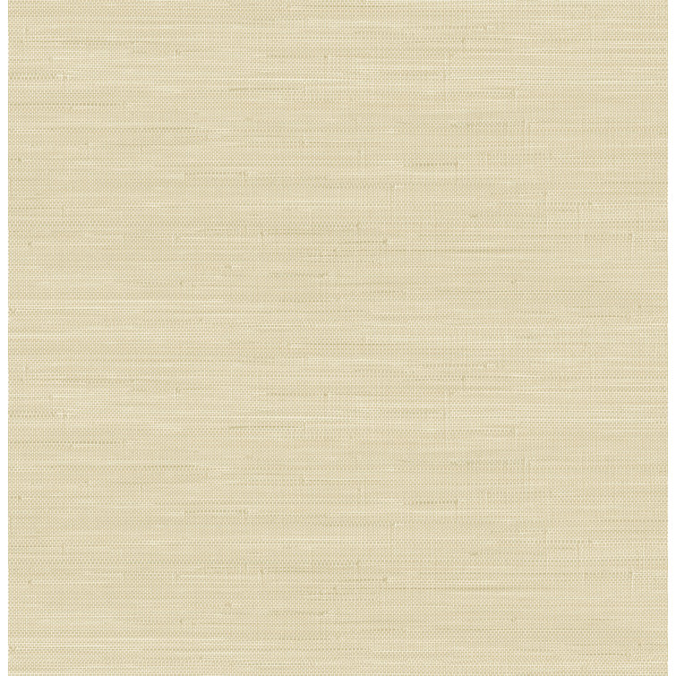 Wheat Grasscloth Self-Adhesive Peel and Stick Wallpaper Roll