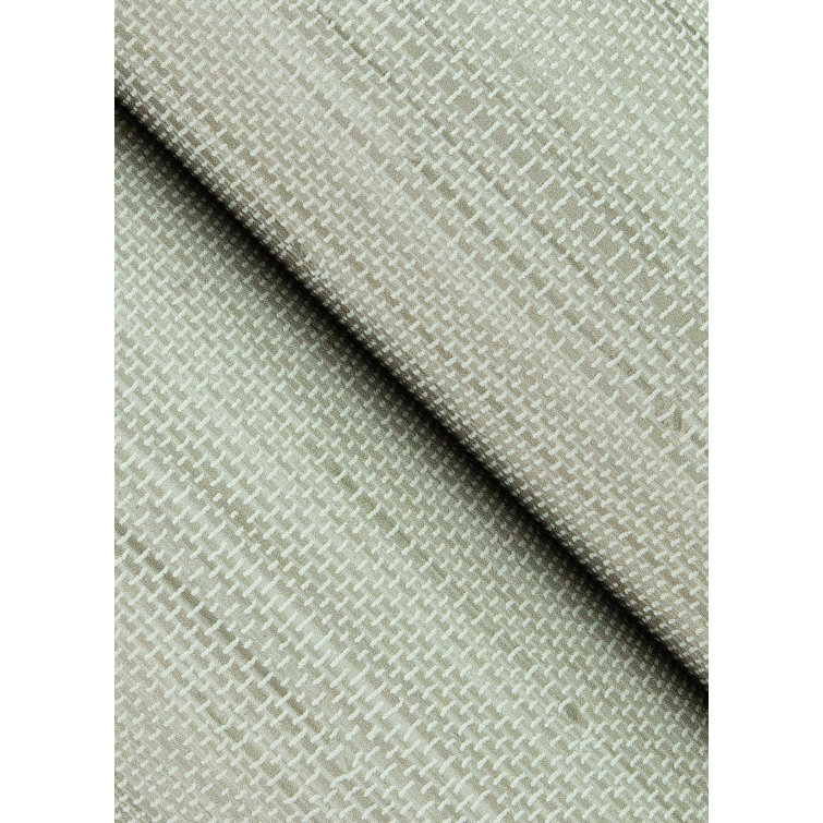 Grey 3D Grasscloth Peel and Stick Wallpaper Roll