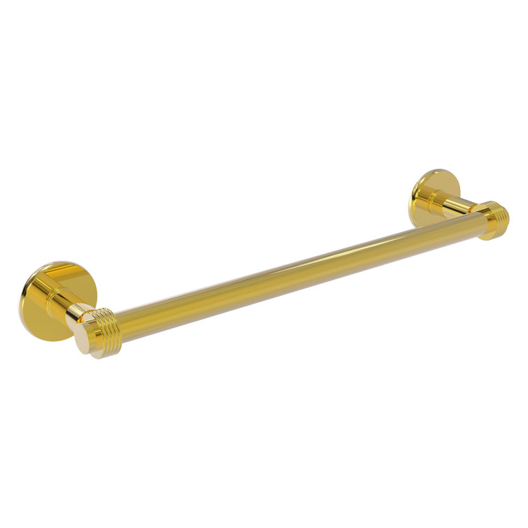 Polished Brass 36-Inch Wall Mounted Towel Bar