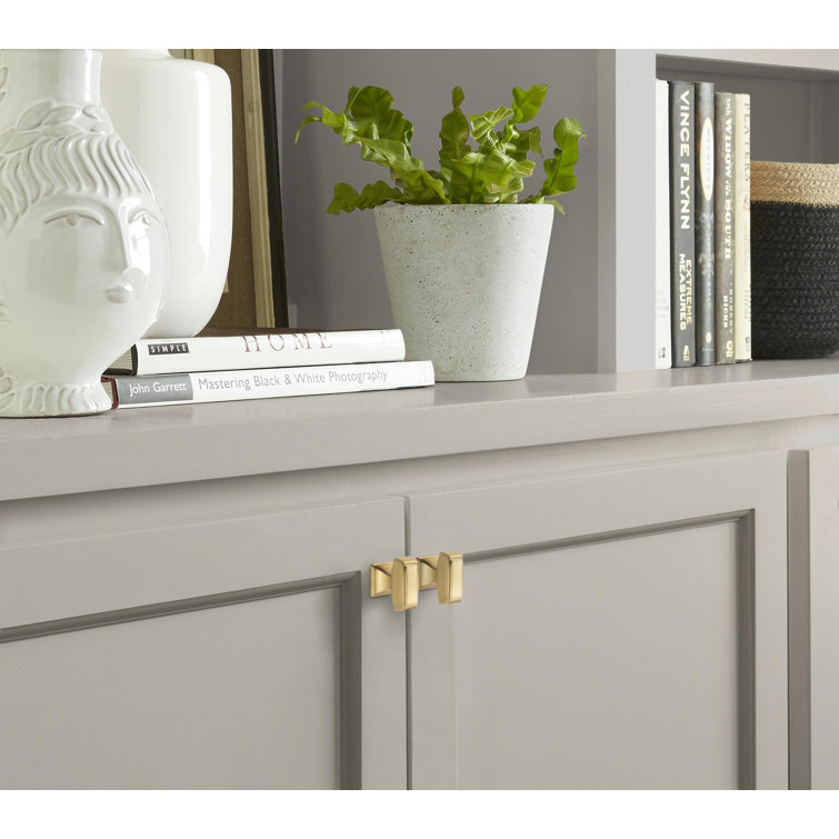 Mulholland 1.5" Rectangular Champagne Bronze Cabinet Knob