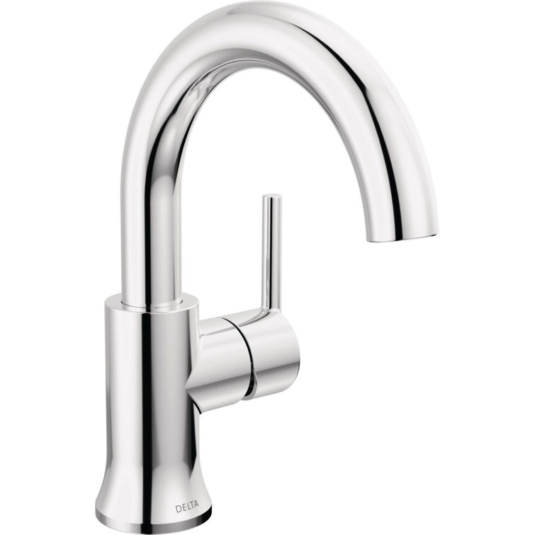 Modern Sleek Stainless Steel Single Hole Bathroom Faucet with Eco-Friendly Design