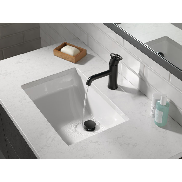 Trinsic Sleek Stainless Steel Single Hole Modern Bathroom Faucet