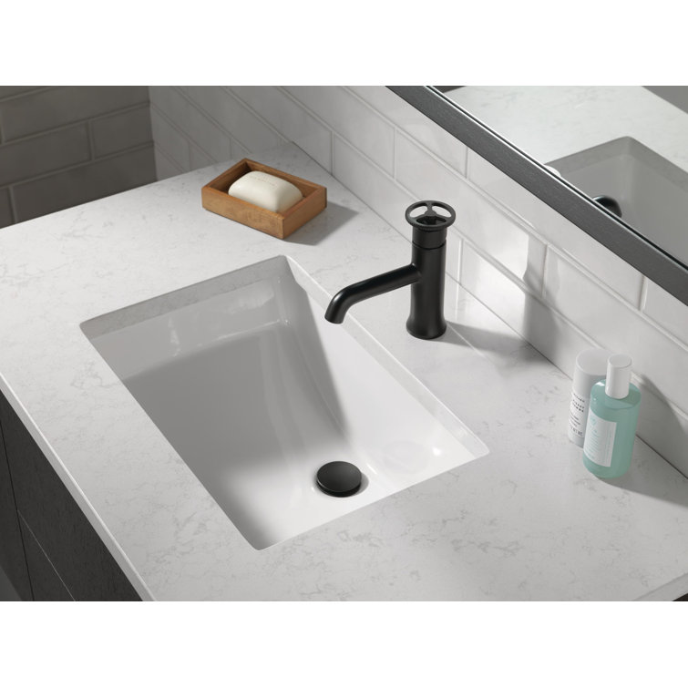 Trinsic Sleek Stainless Steel Single Hole Modern Bathroom Faucet