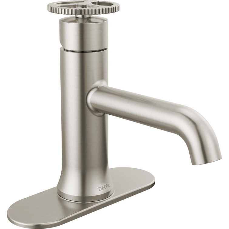Sleek Stainless Steel Modern Single Hole Bathroom Faucet