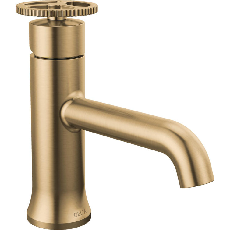 Champagne Bronze Single Handle Modern Bathroom Faucet
