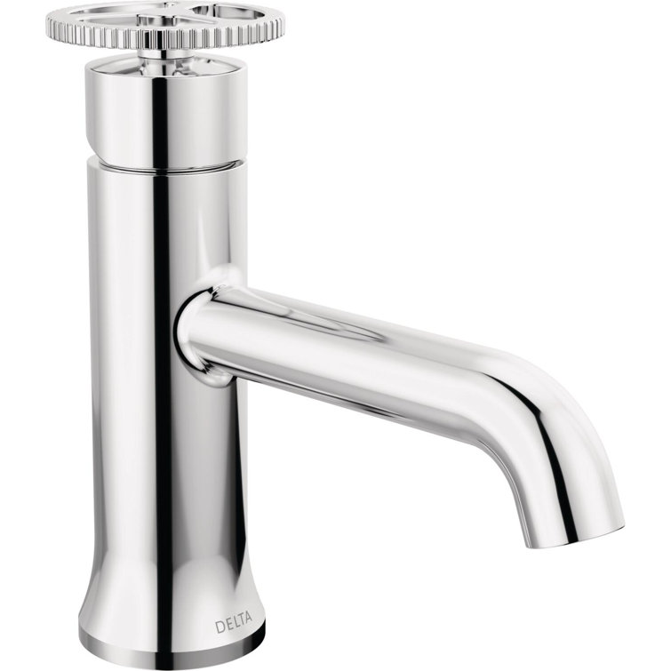 Sleek European Inspired Chrome Single Hole Bathroom Faucet
